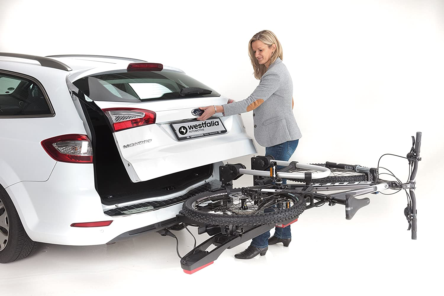 Βάση Ποδηλάτου για Κοτσαδόρο Westfalia Automotive Fahrradträger BC 60 (2 Ποδήλατα) Μαζί και η Προέκταση για 3ο Ποδήλατο [13pin]